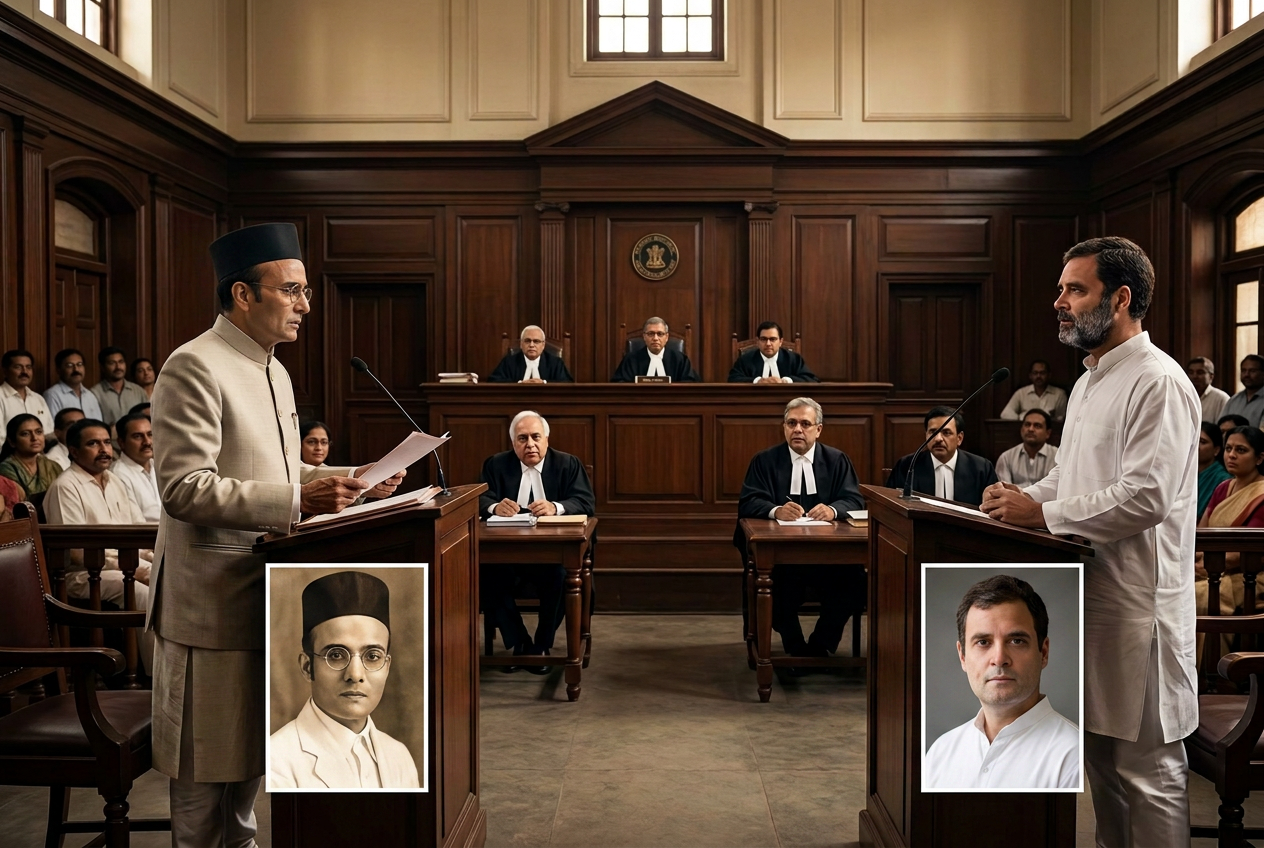 സവർക്കറെ മുസ്‌ലിം വിരോധിയായി ചിത്രീകരിച്ചിട്ടില്ലെന്ന് അവകാശവാദം; രാഹുൽ ഗാന്ധിക്കെതിരായ കേസിൽ നിർണായക മൊഴിയുമായി സത്യകി